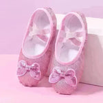Children's Dance Soft Bottom Training Shoes Kids Ballet Shoes - EX-STOCK CANADA