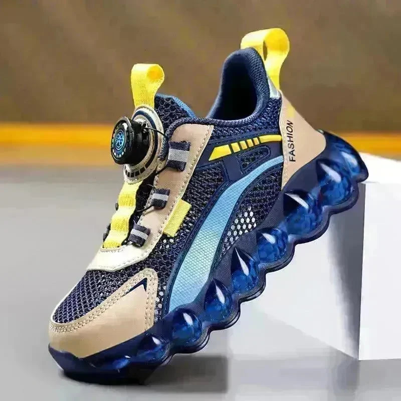 Children's Sports Rotating Buckle Single Mesh Shoes - EX-STOCK CANADA