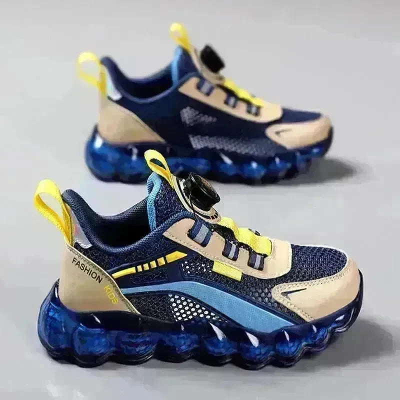 Children's Sports Rotating Buckle Single Mesh Shoes - EX-STOCK CANADA