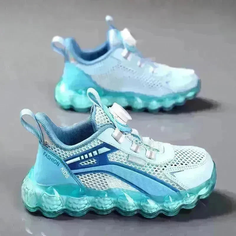 Children's Sports Rotating Buckle Single Mesh Shoes - EX-STOCK CANADA