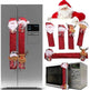 Christmas Decorations Stereo Doll Refrigerator Handle Eight Pieces - EX-STOCK CANADA