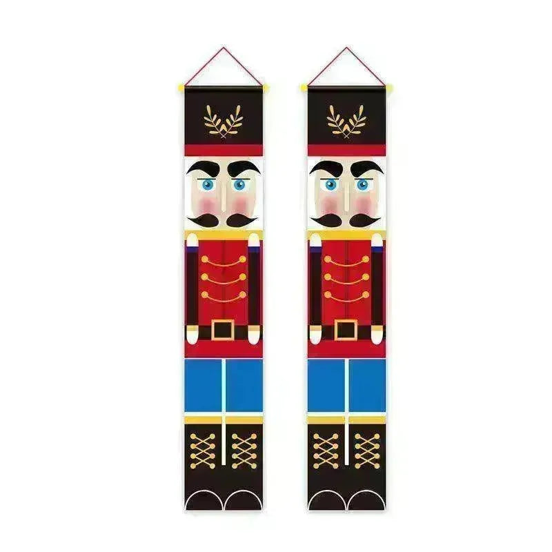 Christmas Decorations Walnut Soldier Couplet - EX-STOCK CANADA