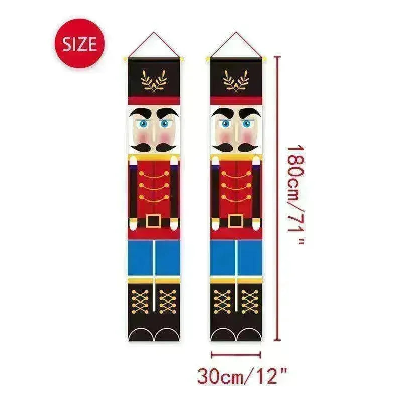 Christmas Decorations Walnut Soldier Couplet - EX-STOCK CANADA