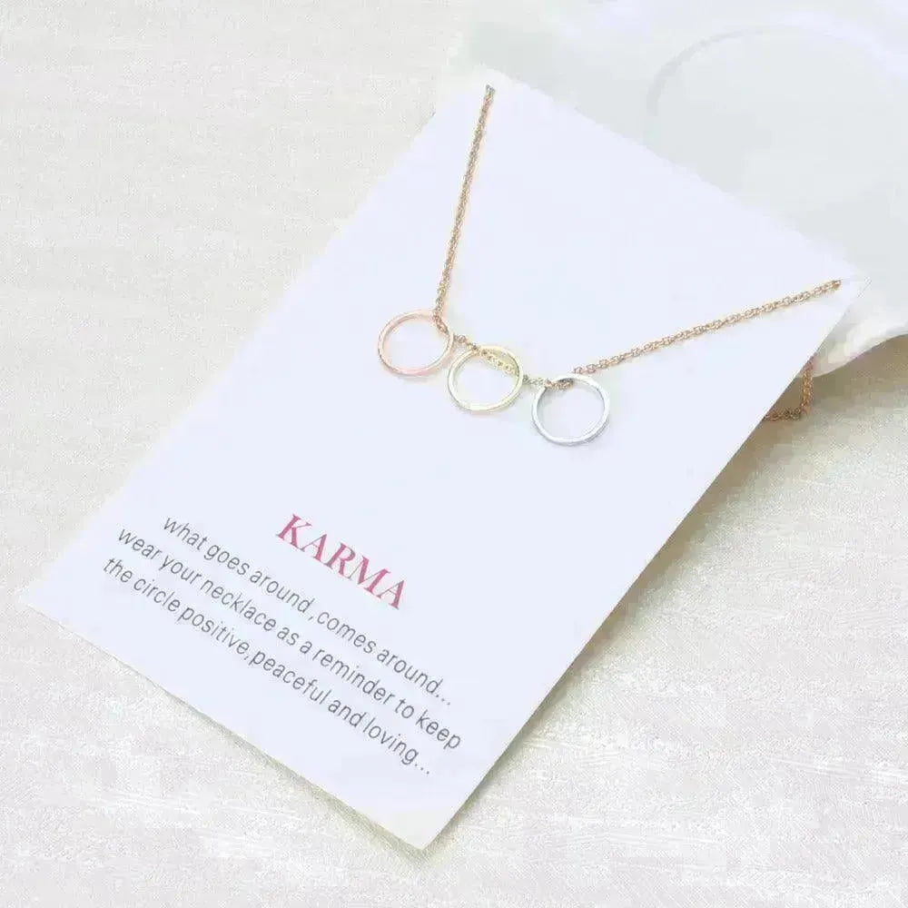 Circle necklace - EX-STOCK CANADA