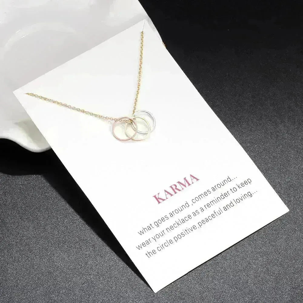 Circle necklace - EX-STOCK CANADA