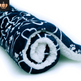Weiche Haustierdecke & Matte für Hunde und Katzen – Blaues Knochenmuster | 50×30 oder 55×45 cm – Blauer Knochen-XL100x75