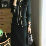 Classic Style Tweed Skirt Suit - EX-STOCK CANADA