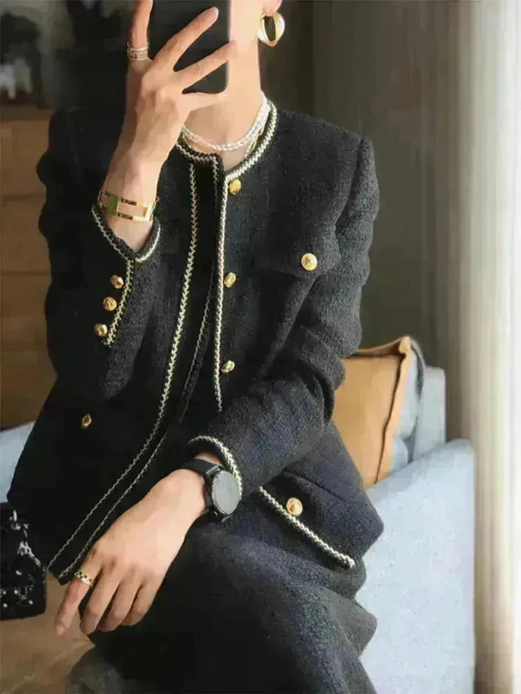 Classic Style Tweed Skirt Suit - EX-STOCK CANADA