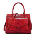 Classy European and American Women's Snake Print Zipper Handbag - EX-STOCK CANADA