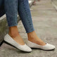 Classy Fashion Flats Shoes With Rhinestones Casual Round Toe Loafers Cozy Shoes For Women - EX-STOCK CANADA