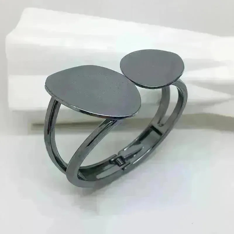 Classy Fashionable Asymmetric Alloy Spring Bracelet for Women Bracelet for Wedding Cocktail Party - EX-STOCK CANADA
