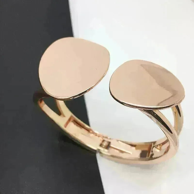 Classy Fashionable Asymmetric Alloy Spring Bracelet for Women Bracelet for Wedding Cocktail Party - EX-STOCK CANADA