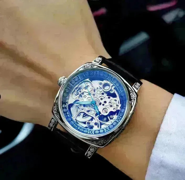 Classy Men's Double-sided Tourbillon Mechanical Watch Luminous - EX-STOCK CANADA