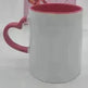 Coated Mug Heart Shaped Handle Inner Color Cup Ceramic Cup Customized - EX-STOCK CANADA