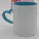 Coated Mug Heart Shaped Handle Inner Color Cup Ceramic Cup Customized - EX-STOCK CANADA
