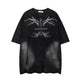 Color-contrasting Pattern Printed Short Sleeved T-shirt - EX-STOCK CANADA