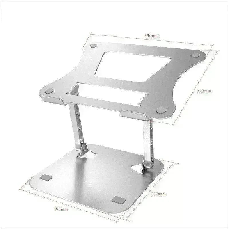 Computer Stand Laptop Aluminum Alloy Desktop Folding Portable Storage Base Can Lift Radiator - EX-STOCK CANADA