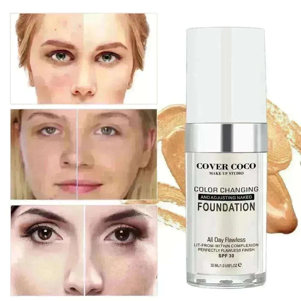 Concealing Foundation Temperature Change Skin Color - EX-STOCK CANADA