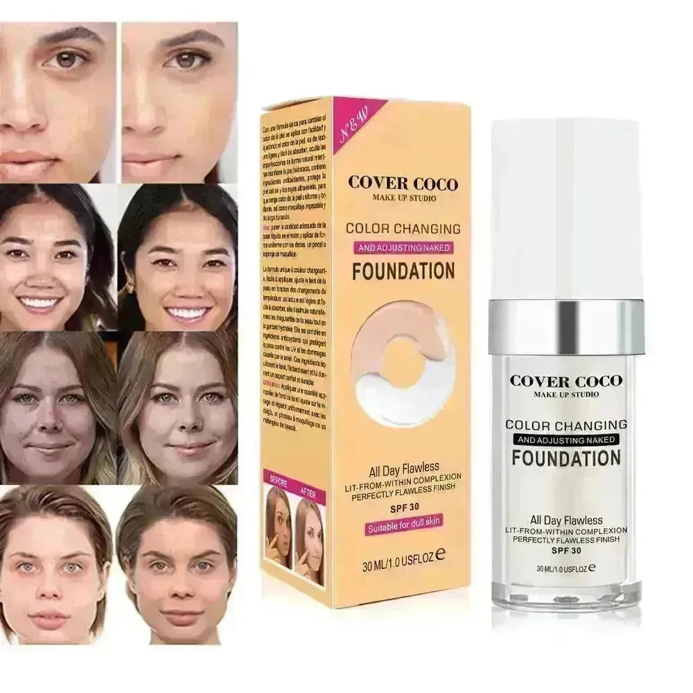 Concealing Foundation Temperature Change Skin Color - EX-STOCK CANADA