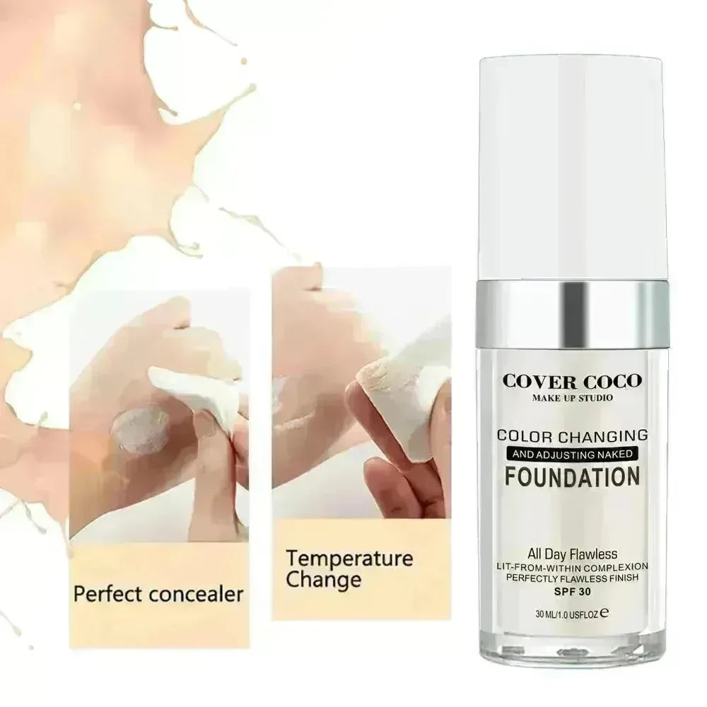 Concealing Foundation Temperature Change Skin Color - EX-STOCK CANADA