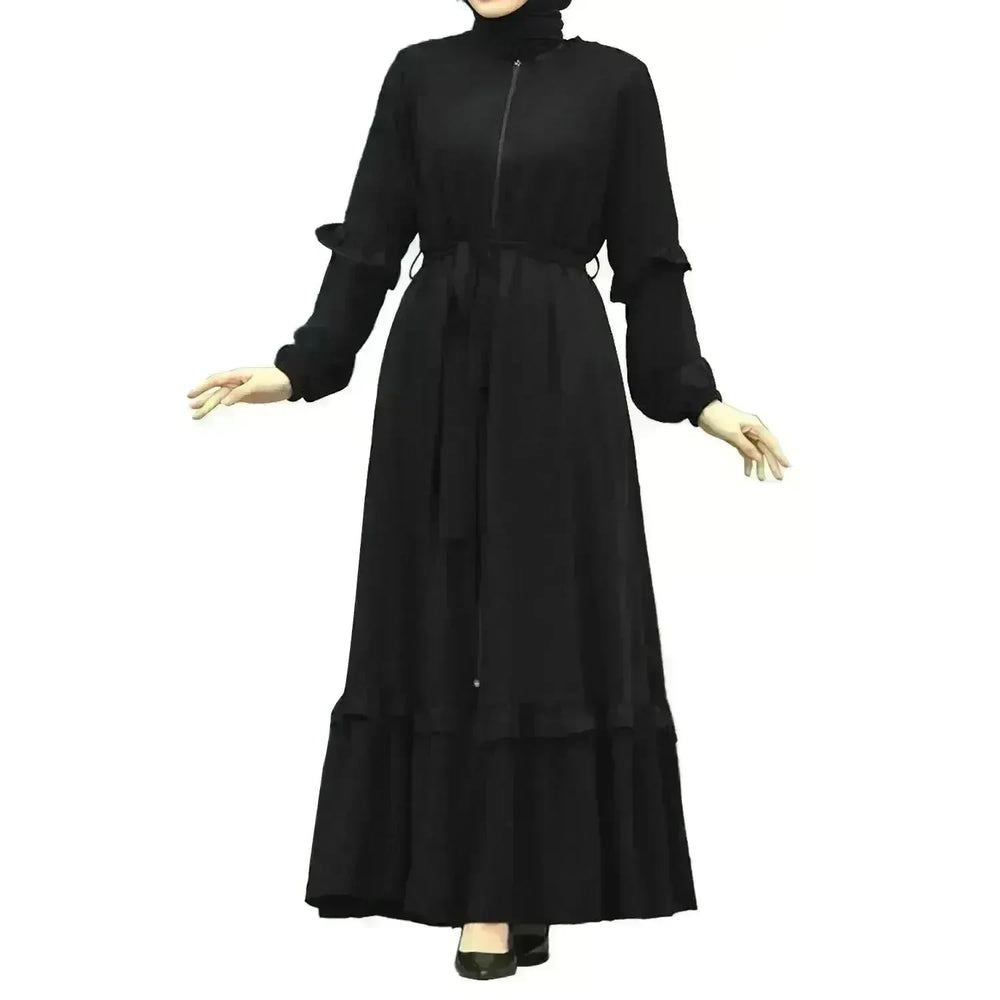 Conservative Hijab Abaya Dress for Arab Dubai Turkey Middle Eastern Women - EX-STOCK CANADA