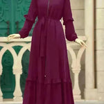 Conservative Hijab Abaya Dress for Arab Dubai Turkey Middle Eastern Women - EX-STOCK CANADA