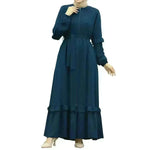 Conservative Hijab Abaya Dress for Arab Dubai Turkey Middle Eastern Women - EX-STOCK CANADA