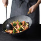 YOSHIKAWA Cook-Pal Ren Nitrided Carbon Steel Beijing Wok 36cm - Japan 