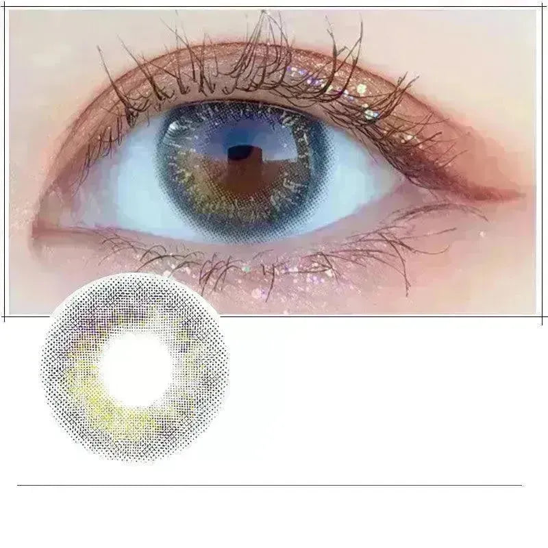 Corvelle Color Contact Lenses Yearly throw Beauty Pupil Eye Contact eye and Contact lens care Solution - EX-STOCK CANADA