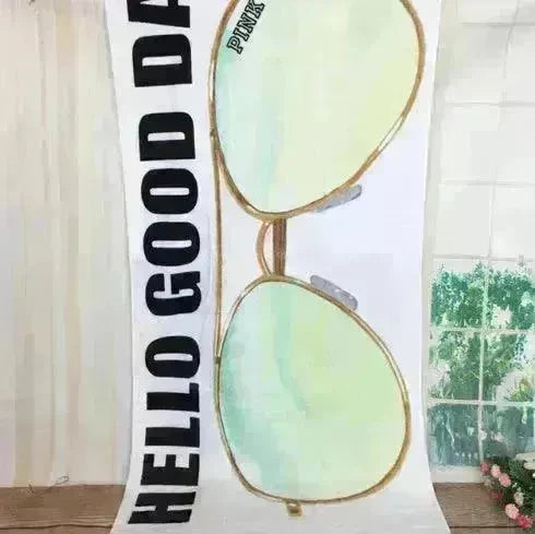 Cotton adult male summer thin towel swimming beach towel - EX-STOCK CANADA