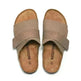 Couple Beach Wear Leather Surface Cork Sandals - EX-STOCK CANADA