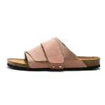 Couple Beach Wear Leather Surface Cork Sandals - EX-STOCK CANADA