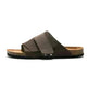 Couple Beach Wear Leather Surface Cork Sandals - EX-STOCK CANADA