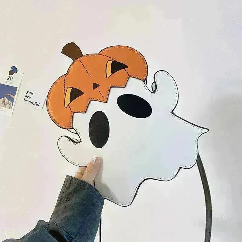 Creative 3D Pumpkin Ghost Shoulder Bag: Cute Women's Purse - EX-STOCK CANADA