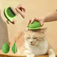 Creative Cat Grooming Comb Portable Massage Brush One-Button Remove Floating Hair Scraper Cats Dogs Pet Self Cleaning Tool Accessories - EX-STOCK CANADA
