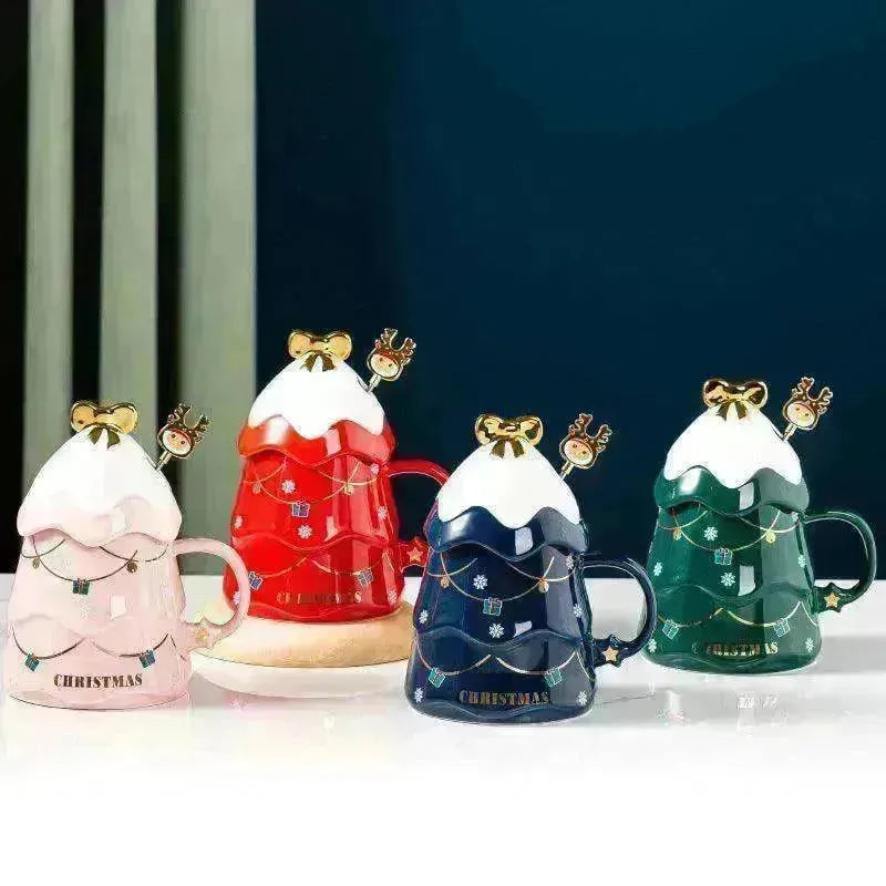 Creative Christmas Ceramic Mug Set Household - EX-STOCK CANADA