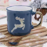 Creative Cute Cartoon Snowman Santa Claus Ceramic Cup Christmas Mug Small Gifts - EX-STOCK CANADA