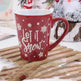 Creative Cute Cartoon Snowman Santa Claus Ceramic Cup Christmas Mug Small Gifts - EX-STOCK CANADA