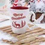 Creative Cute Cartoon Snowman Santa Claus Ceramic Cup Christmas Mug Small Gifts - EX-STOCK CANADA