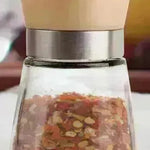 Creative kitchen appliances hand glass grinder with pepper mill - EX-STOCK CANADA