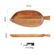 Creative Quality Acacia Wooden Leaf Design Food Tray - EX-STOCK CANADA