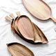 Creative Quality Acacia Wooden Leaf Design Food Tray - EX-STOCK CANADA