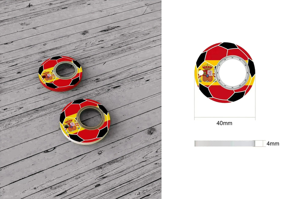 Creative Soccer World Teams Fidget Spinner Anti-Anxiety Relieves Stress Toy Keychain - EX-STOCK CANADA
