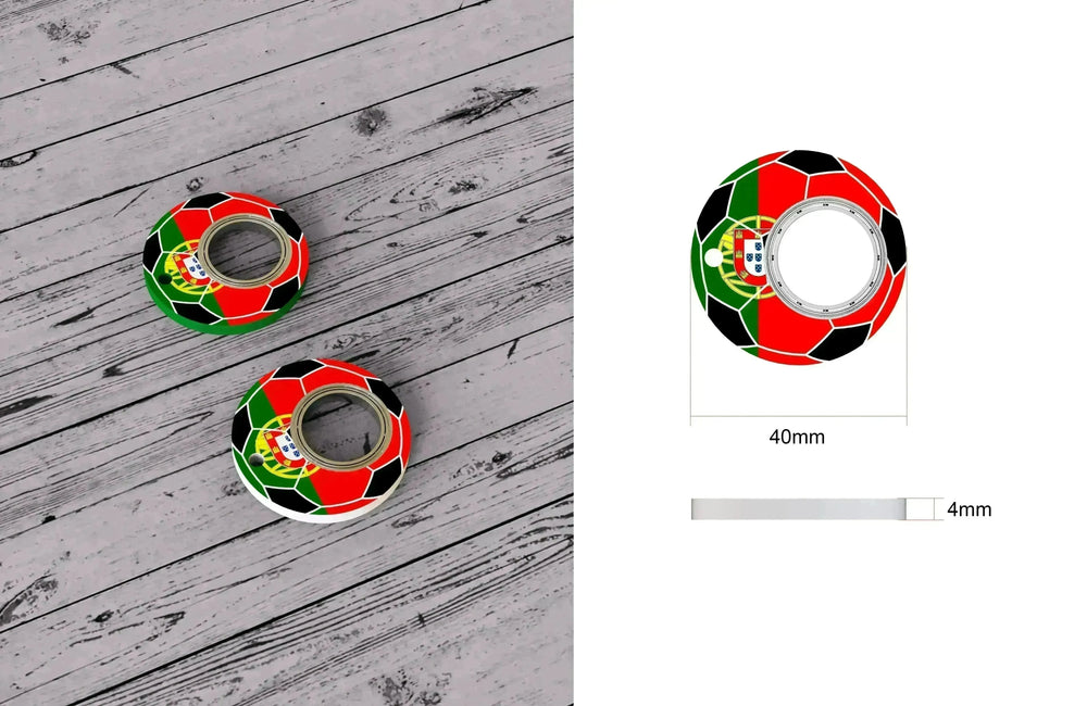 Creative Soccer World Teams Fidget Spinner Anti-Anxiety Relieves Stress Toy Keychain - EX-STOCK CANADA
