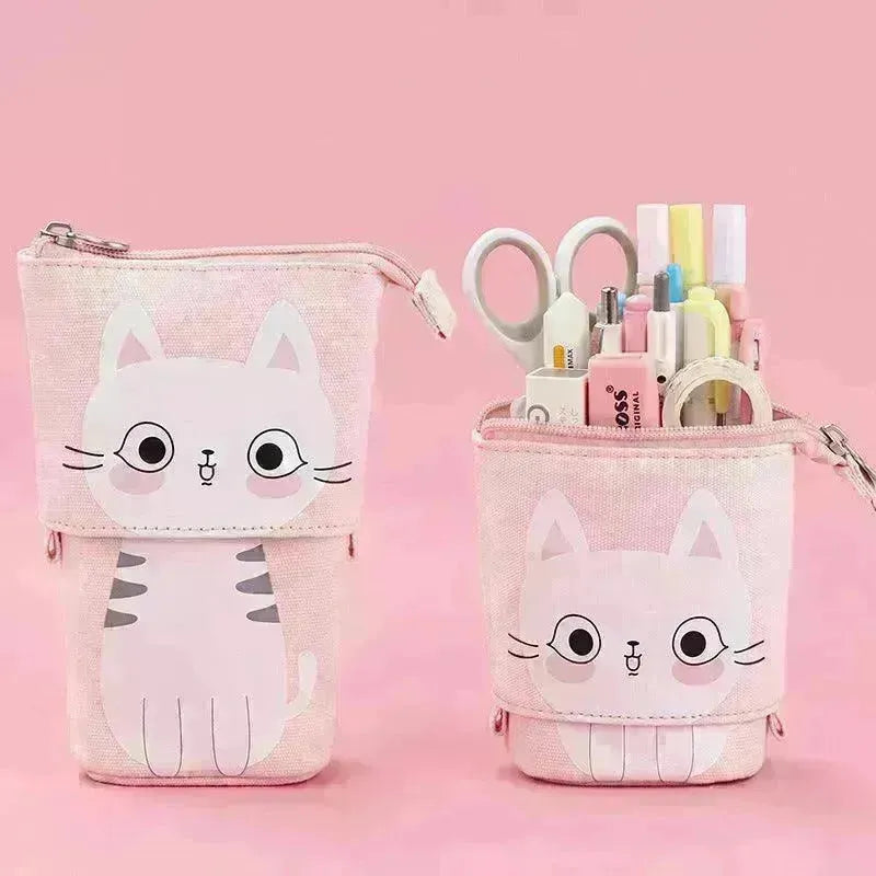 Creative student stationery canvas pencil bag - EX-STOCK CANADA