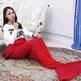 Creative Winter Woolen Mermaid Tail Sofa Blanket - EX-STOCK CANADA