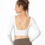Cross back gym shirt - EX-STOCK CANADA