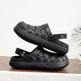 Cross-woven Clogs Shoes Summer Platform Baotou Dual-use Slippers Outdoor Garden Indoor Floor Bathroom Cozy Slipper Women House Shoes - EX-STOCK CANADA