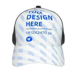 Curved Brim Mesh Sunscreen Baseball Hat - EX-STOCK CANADA
