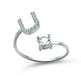 Customizable 26-Letter Ring: Fashionable & Elegant Jewelry - EX-STOCK CANADA